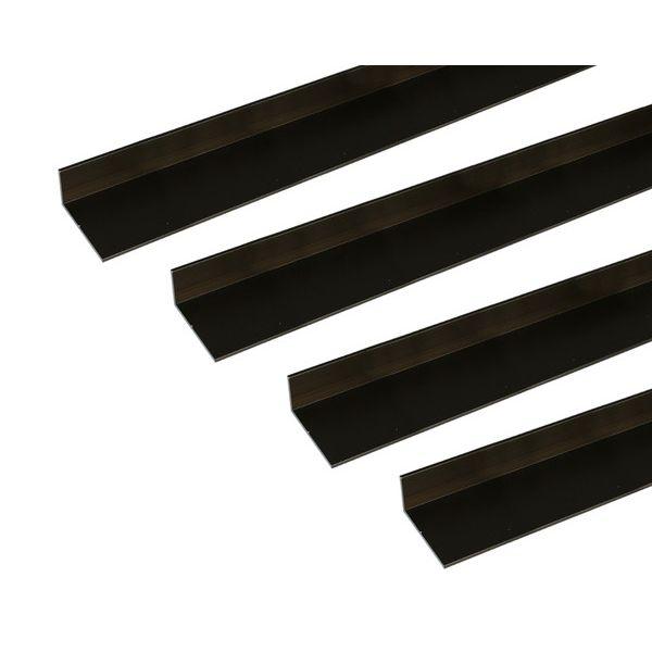 ハイロジック 4549396003975 3100397 アルミアングル 1m 3．0x25x50mm ブロンズ 4入