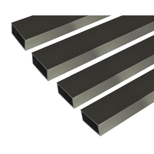 ハイロジック 4549396006723 3100672 アルミ角パイプ 1m 2．0x30x40mm ステンカラー 4入の通販は