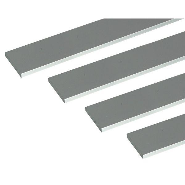 ハイロジック 4549396008406 3100840 アルミ平棒 1m 6．0x100mm シルバー 4入の通販は