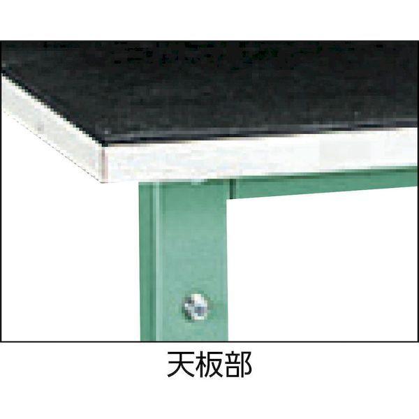 【個人宅配送不可】トラスコ TRUSCO HAE-1509G5 直送 代引不可 ゴムマット張りHAE型立作業台 1500X900 HAE1509G5_1