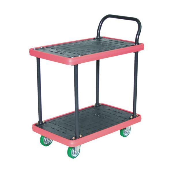 【個人宅配送不可】トラスコ TRUSCO MKP-304U 直送 代引不可 MKP樹脂製台車 二段式 906X616 ウレタンキャスター MKP304U 40,273円