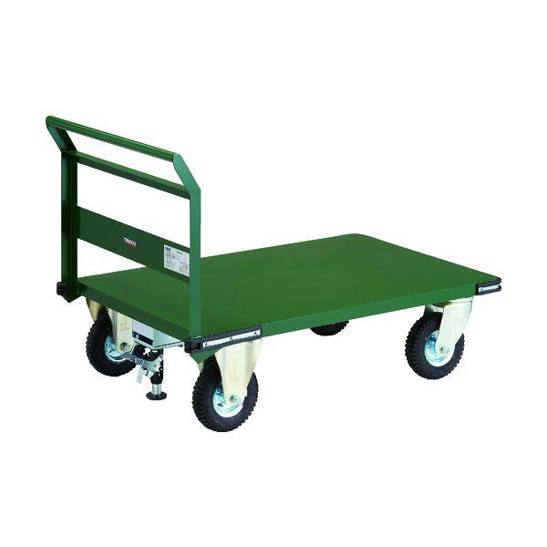 【個人宅配送不可】トラスコ TRUSCO PH-1-ARSS 直送 代引不可 鋼鉄製運搬車 1200X750 空気入タイヤ Lストッパー付 PH1ARSS