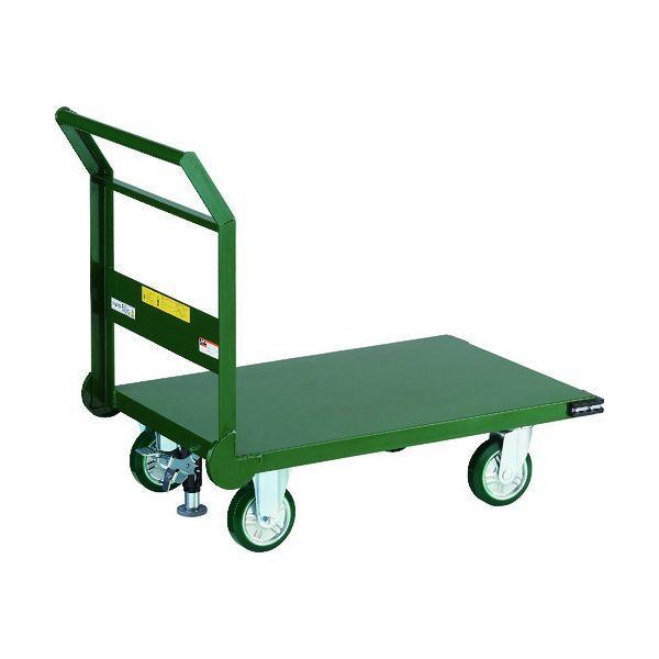 【個人宅配送不可】トラスコ TRUSCO SH2-NUSS 直送 代引不可 鋼鉄製運搬車 900X600 Φ150ウレタン車 Lストッパー付 SH2NUSS