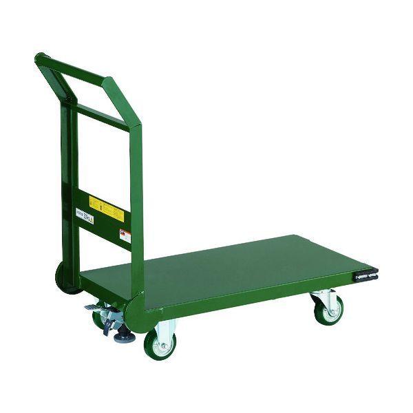 【個人宅配送不可】トラスコ TRUSCO SH3-NUSS 直送 代引不可 鋼鉄製運搬車 800X450 Φ100ウレタン車 Lストッパー付 SH3NUSS