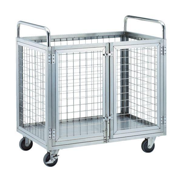 【個人宅配送不可】トラスコ TRUSCO SUAD1-960 直送 代引不可 ステンレス製網台車 900X600XH960 観音開き SUAD1960 133,305円