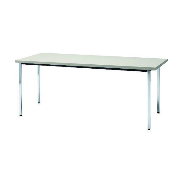 【個人宅配送不可】トラスコ TRUSCO TD1260-NG 直送 代引不可 会議用テーブル 1200X600XH700 角脚 下棚無し ニューグレー TD12