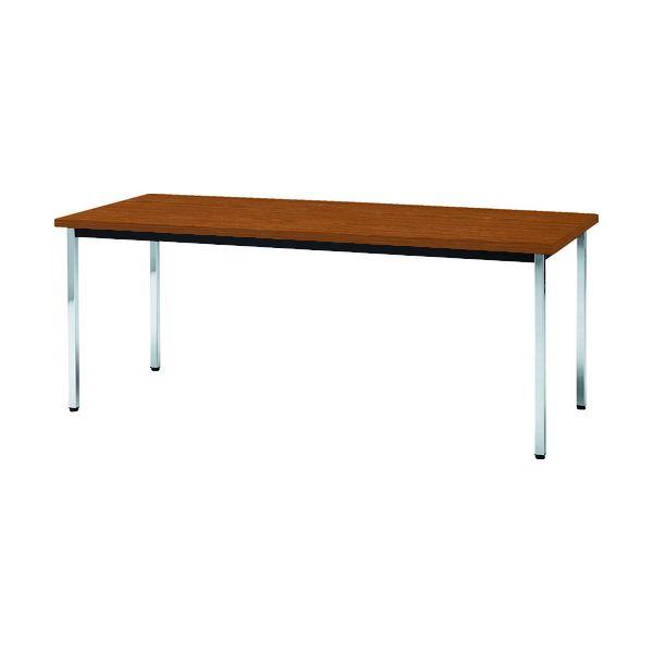 【個人宅配送不可】トラスコ TRUSCO TD1860-T 直送 代引不可 会議用テーブル 1800X600XH700 角脚 下棚無し チーク TD1860T 22,803円
