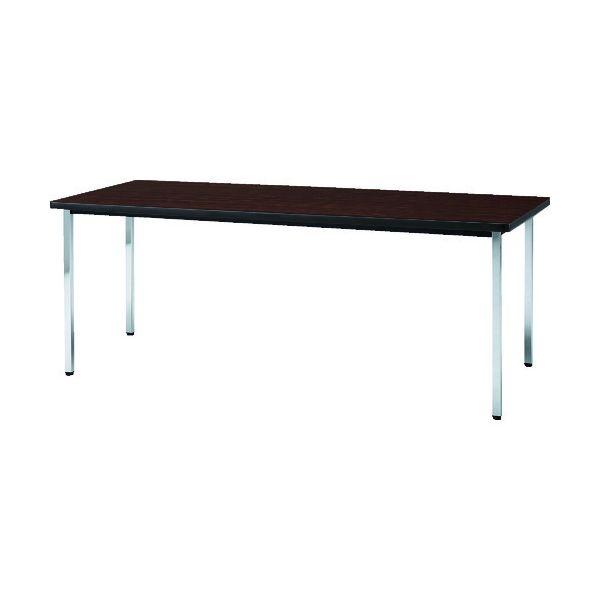 【個人宅配送不可】トラスコ TRUSCO TDS1560-RO 直送 代引不可 会議用テーブル １５００Ｘ６００ＸＨ７００ 角脚 下棚無し ローズ TDS156