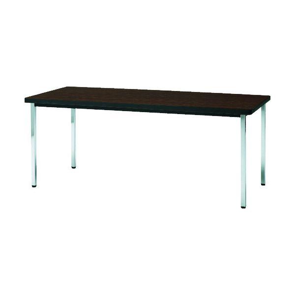 【個人宅配送不可】トラスコ TRUSCO TDS1590-RO 直送 代引不可 会議用テーブル １５００Ｘ９００ＸＨ７００ 角脚 下棚無し ローズ TDS159