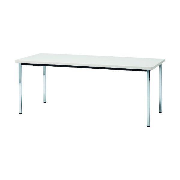 【個人宅配送不可】トラスコ TRUSCO TDS1590-W 直送 代引不可 会議用テーブル １５００Ｘ９００ＸＨ７００ 角脚 下棚無し ホワイト TDS159