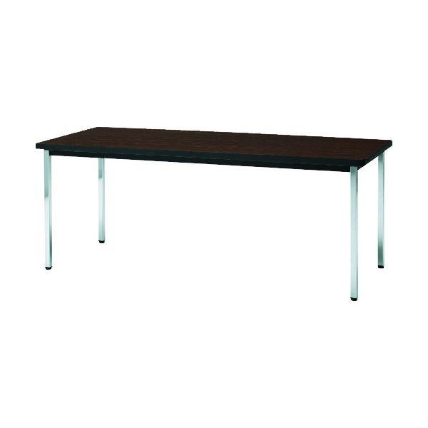 【個人宅配送不可】トラスコ TRUSCO TDS1875-RO 直送 代引不可 会議用テーブル １８００Ｘ７５０ＸＨ７００ 角脚 下棚無し ローズ TDS187