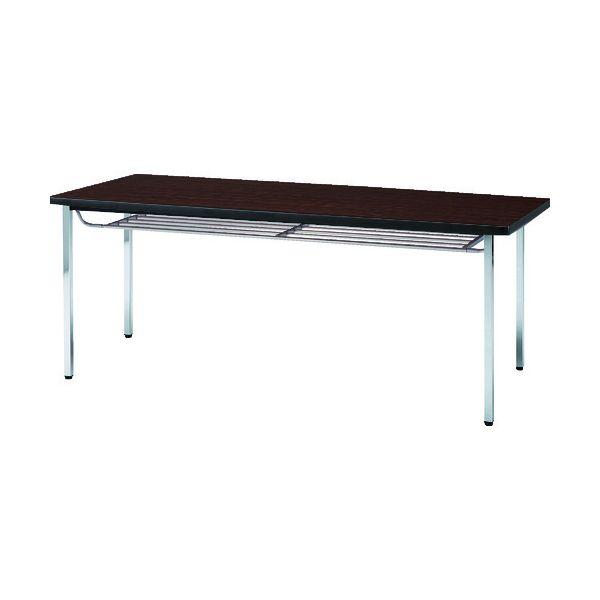 【個人宅配送不可】トラスコ TRUSCO TDST1260-RO 直送 代引不可 会議用テーブル １２００Ｘ６００ＸＨ７００ 下棚付 丸脚 ローズ TDST12