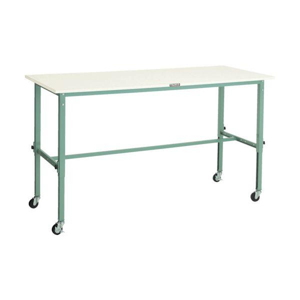 【個人宅配送不可】トラスコ TRUSCO AEM-1500C75 直送 代引不可 AEM型高さ調節作業台 1500X750 φ75キャスター付 AEM1500C