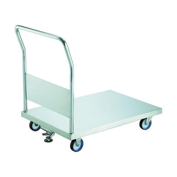 【個人宅配送不可】トラスコ TRUSCO AS-2-100NU-S 直送 代引不可 オールステンレス台車 ９００Ｘ６００ φ１００ＮＵ ストッパー付 AS2100N
