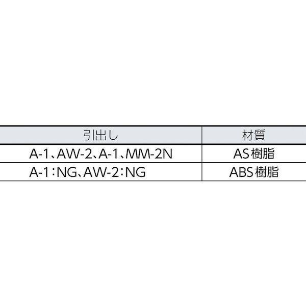 【個人宅配送不可】トラスコ TRUSCO AW-321 直送 代引不可 パーツケース バンラックケースＡＷ型 ３列１５段 AW321_2
