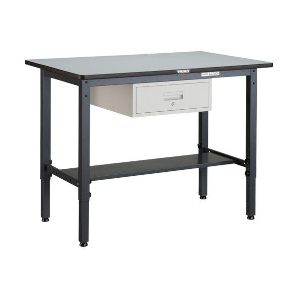 【個人宅配送不可】トラスコ TRUSCO AWMP-1275F1 直送 代引不可 AWMP型高さ調節作業台 1200X750XH700−910 1段引出付 AW