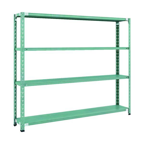 【個人宅配送不可】トラスコ TRUSCO CB-5634-GN 直送 代引不可 CB型セミボルトレス軽量棚 1800X300XH1500 4段 グリーン CB5 15,401円
