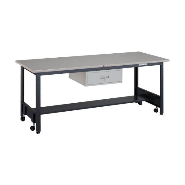 【個人宅配送不可】トラスコ TRUSCO CFWS-1875F1 直送 代引不可 ＣＦＷＳ型作業台 １８００Ｘ７５０ＸＨ７４０ １段引出付 ダークグレー色 CFWS1875F1