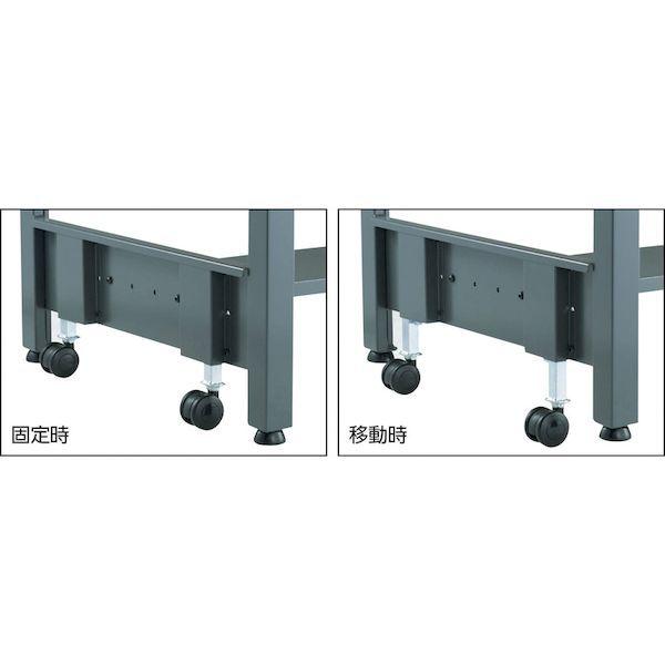 【個人宅配送不可】トラスコ TRUSCO CFWS-1875F1 直送 代引不可 ＣＦＷＳ型作業台 １８００Ｘ７５０ＸＨ７４０ １段引出付 ダークグレー色 CFWS1875F1