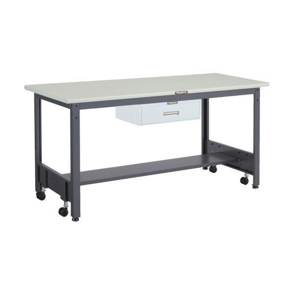 【個人宅配送不可】トラスコ TRUSCO CFWS-1890F1 直送 代引不可 ＣＦＷＳ型作業台 １８００Ｘ９００ＸＨ７４０ １段引出付 ダークグレー色 CFWS1890F1