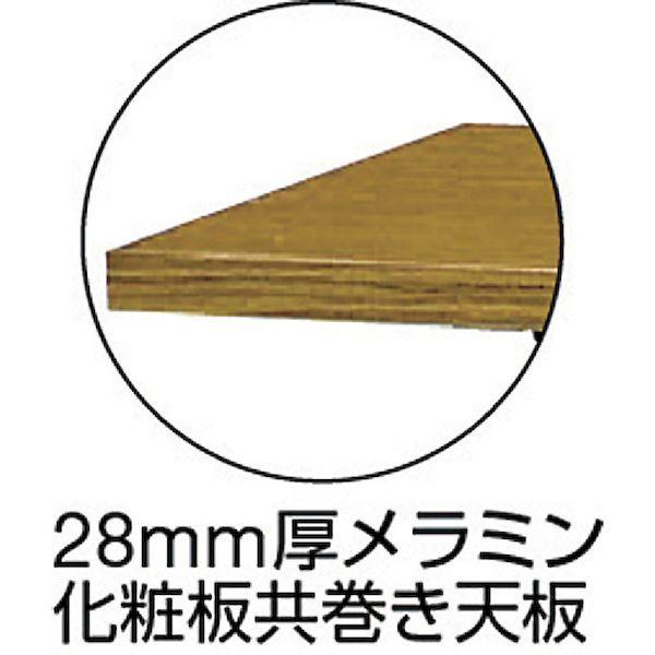 【個人宅配送不可】トラスコ TRUSCO FLT-1845 直送 代引不可 フライトテーブル 1800X450XH700 チーク FLT1845_1