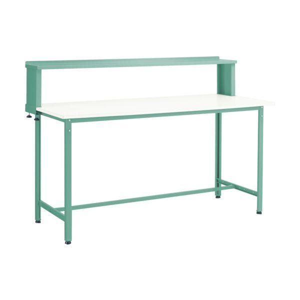 【個人宅配送不可】トラスコ TRUSCO HRAE-0960YURB W 直送 代引不可 ＨＲＡＥ型作業台 ９００Ｘ６００ＸＨ９００ 上棚付 ホワイト色 HRAE09