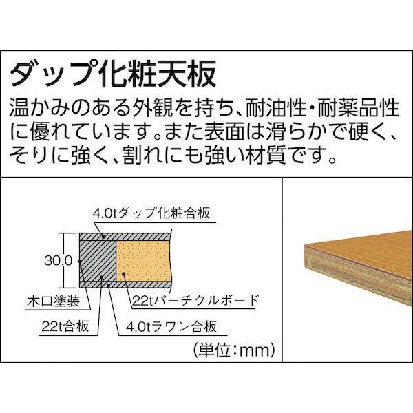 【個人宅配送不可】トラスコ TRUSCO HW-1809VRS 直送 代引不可 HW型作業台 1800X900XH740 バイス付 HW1809VRS_2