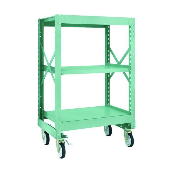 【個人宅配送不可】トラスコ TRUSCO R3-4363-G150 直送 代引不可 R3型ボルト式中量棚W900XD600XH1400 3段 Φ150 ゴムキャ