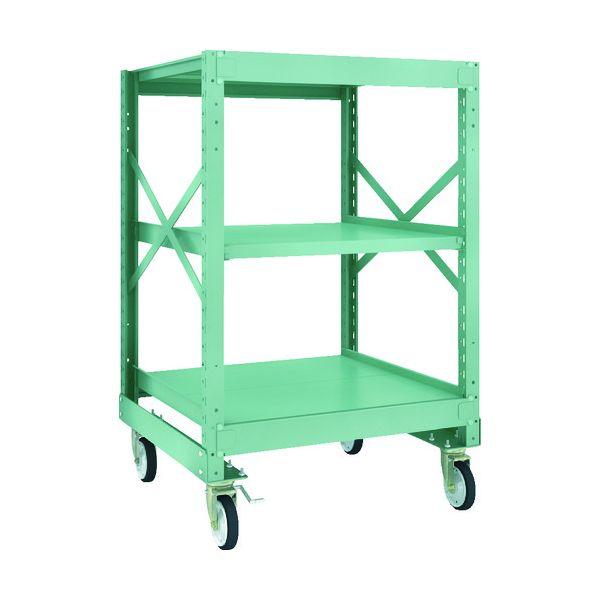 【個人宅配送不可】トラスコ TRUSCO R3-4393-G150 直送 代引不可 R3型ボルト式中量棚W900XD900XH1400 3段 Φ150 ゴムキャ