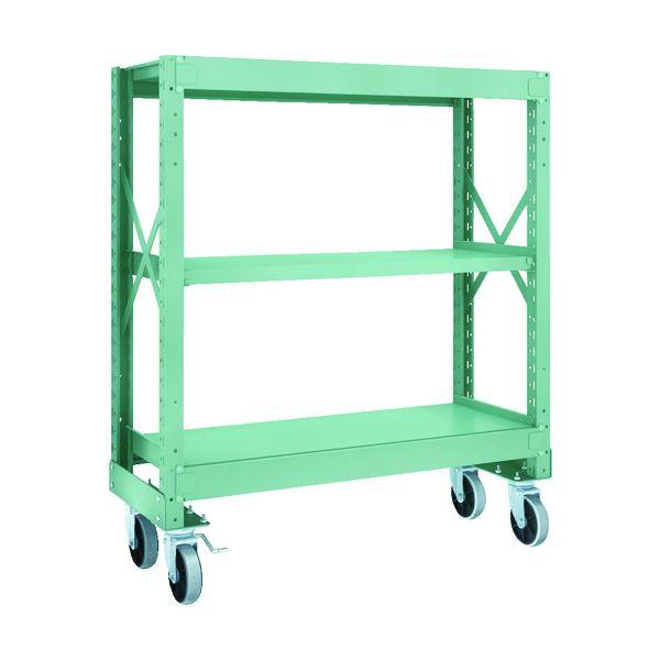 【個人宅配送不可】トラスコ TRUSCO R3-4453-U150 直送 代引不可 R3型ボルト式中量棚W1200XD500XH1400 3段 Φ150 ウレタ