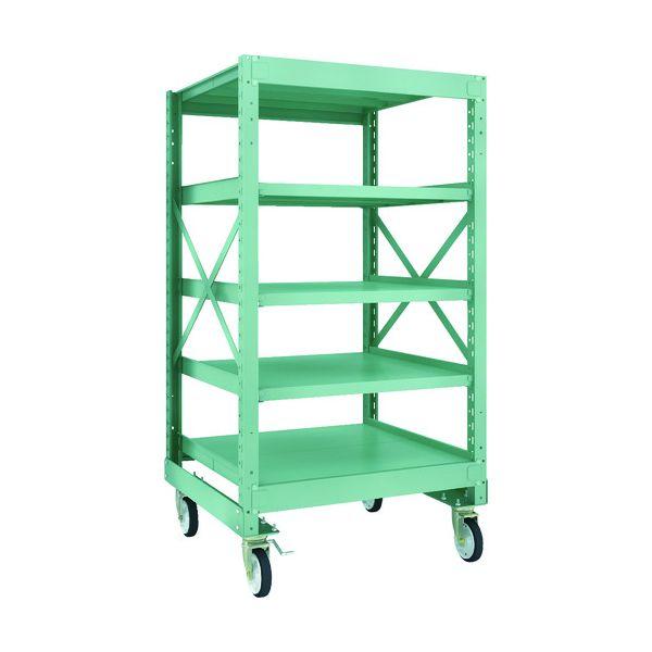 【個人宅配送不可】トラスコ TRUSCO R3-5395-G150 直送 代引不可 R3型ボルト式中量棚W900XD900XH1700 5段 Φ150 ゴムキャ