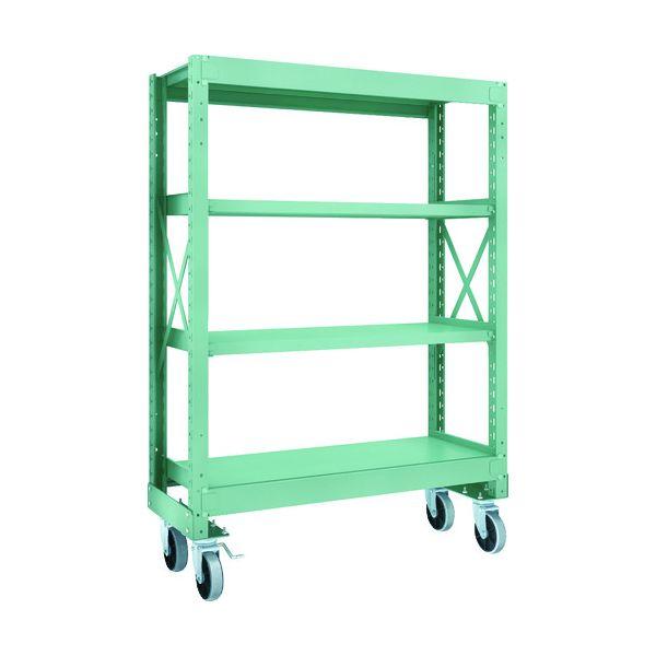 【個人宅配送不可】トラスコ TRUSCO R3-5454-U150 直送 代引不可 R3型ボルト式中量棚W1200XD500XH1700 4段 Φ150 ウレタ 45,017円
