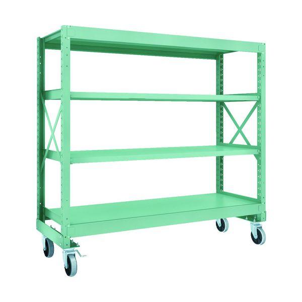 【個人宅配送不可】トラスコ TRUSCO R3-5664-U150 直送 代引不可 R3型ボルト式中量棚W1800XD600XH1700 4段 Φ150 ウレタ