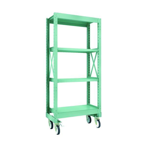 【個人宅配送不可】トラスコ TRUSCO R3-6354-G150 直送 代引不可 R3型ボルト式中量棚W900XD500XH2000 4段 Φ150 ゴムキャ