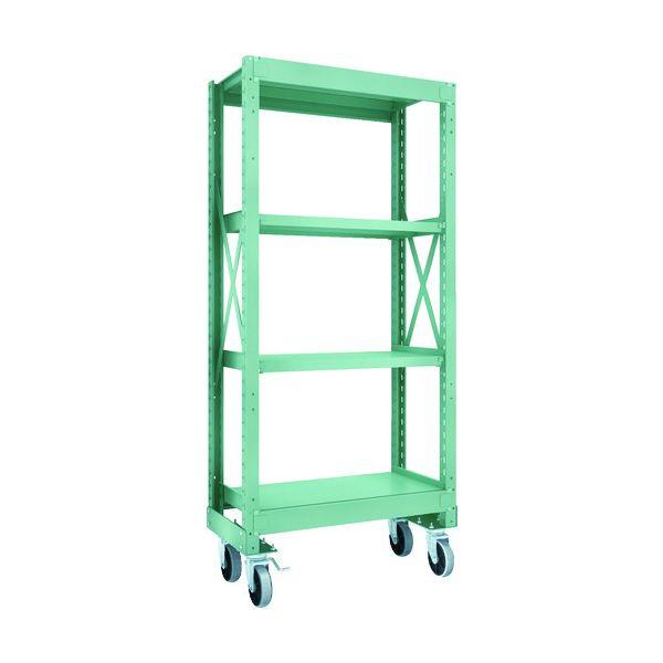 【個人宅配送不可】トラスコ TRUSCO R3-6354-U150 直送 代引不可 R3型ボルト式中量棚W900XD500XH2000 4段 Φ150 ウレタン