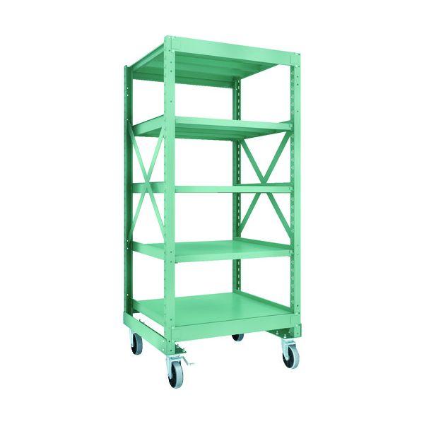 【個人宅配送不可】トラスコ TRUSCO R3-6395-U150 直送 代引不可 R3型ボルト式中量棚W900XD900XH2000 5段 Φ150 ウレタン