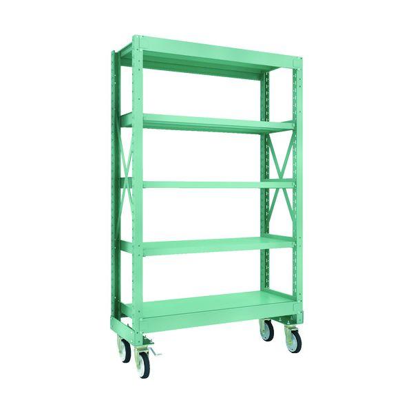 【個人宅配送不可】トラスコ TRUSCO R3-6455-G150 直送 代引不可 R3型ボルト式中量棚W1200XD500XH2000 5段 Φ150 ゴムキ