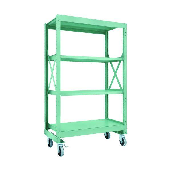 【個人宅配送不可】トラスコ TRUSCO R3-6464-U150 直送 代引不可 R3型ボルト式中量棚W1200XD600XH2000 4段 Φ150 ウレタ 46,134円