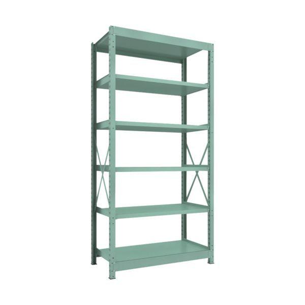 【個人宅配送不可】トラスコ TRUSCO R3-8466 直送 代引不可 R3型中量棚 1200X600XH2400 6段 単体 R38466
