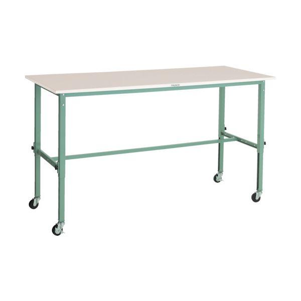 【個人宅配送不可】トラスコ TRUSCO RAEM-1500C75 直送 代引不可 RAEM型高さ調節作業台 1500X750 φ75キャスター付 RAEM15