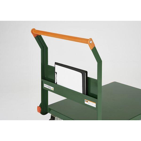 鋼鉄製運搬車 800×450 ハンドル側自在車 ストッパー付 メーカー直送 代引不可 トラスコ SH-3RSS ＴＲＵＳＣＯ 鋼鉄製運搬車 ８００Ｘ４５０ ハンドル側自在車 Ｌ