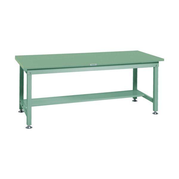 【個人宅配送不可】トラスコ TRUSCO SHW-1509 直送 代引不可 SHW型作業台 1500X900XH740 緑 SHW1509