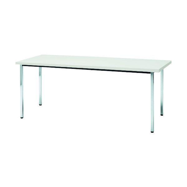 【個人宅配送不可】トラスコ TRUSCO TD1260-W 直送 代引不可 会議用テーブル 1200X600XH700 角脚 下棚無し ホワイト TD1260W