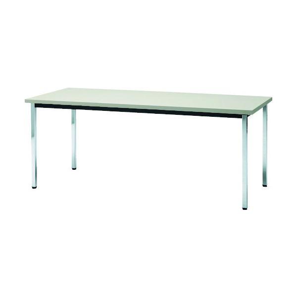 【個人宅配送不可】トラスコ TRUSCO TD1590-NG 直送 代引不可 会議用テーブル 1500X900XH700 角脚 下棚無し ニューグレー TD15