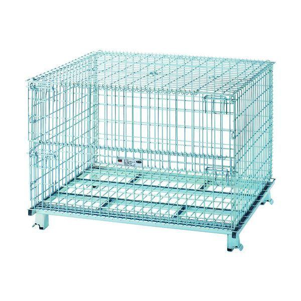 【個人宅配送不可】トラスコ TRUSCO TNP-4NF2 直送 代引不可 ネットパレット 1200X1000X890 1000Kg 2枚フタ付 TNP4NF2