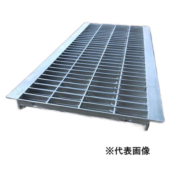 【個人宅配送不可】法山本店 HGU-430-32 直送 代引不可 U字溝用グレーチング 普及型 鋼板製・溶融亜鉛メッキ仕上げ 適用みぞ幅 mm 430 HGU43032