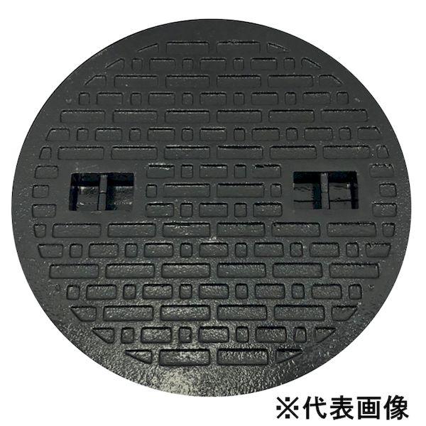 【個人宅配送不可】法山本店 MK-1-450 蓋のみ 直送 代引不可 鋳鉄製マンホール 普及型・乗用車荷重 蓋のみ 黒色 蓋寸法 フタ径B mm 495 MK1450蓋のみ