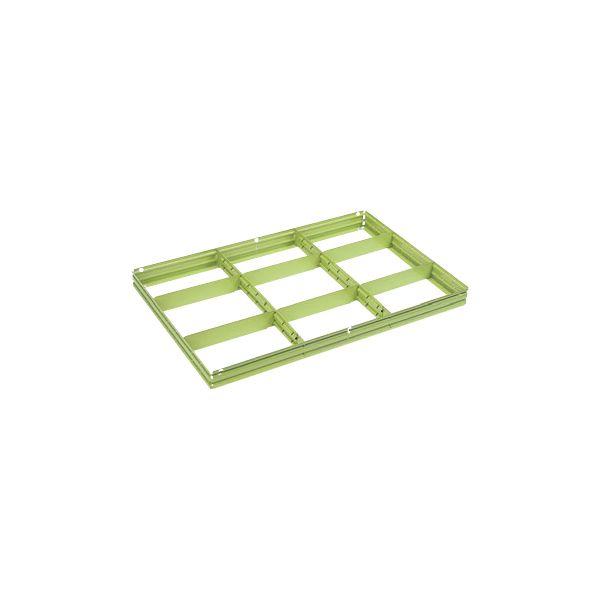 【個人宅配送不可】【個数：1個】サカエ SAKAE CSP-64ASK 直送 代引不可 CSパールワゴン用キャビネット仕切り CSP64ASK 7,038円
