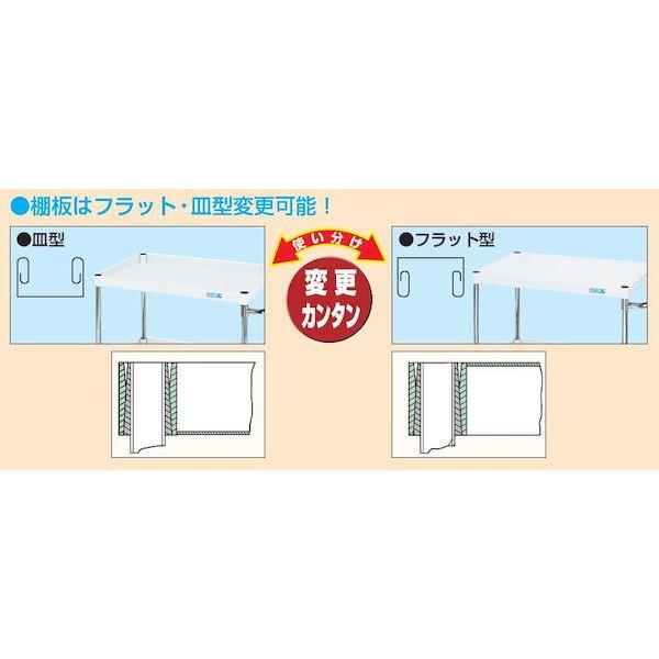 【個人宅配送不可】サカエ SAKAE CSP-7582I 直送 代引不可 CSパールワゴン 中量タイプ／ゴム車／H880／2段 CSP7582I_1