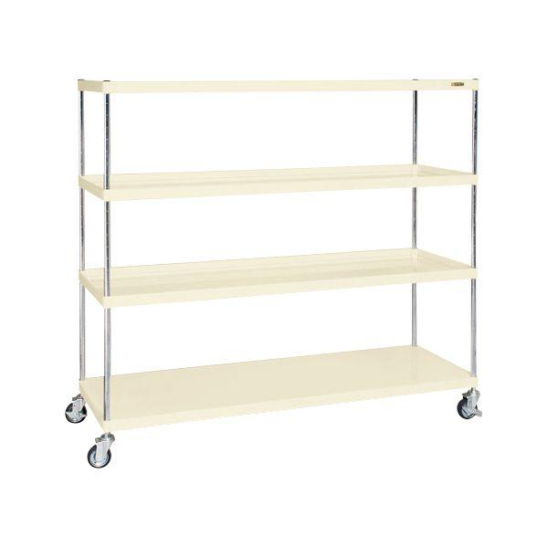 【個人宅配送不可】サカエ SAKAE CSPRA-2324URI 直送 代引不可 ニューCSパールキャスターラック 間口1800／ゴム車／直進安定金具無 CSPRA2324URI